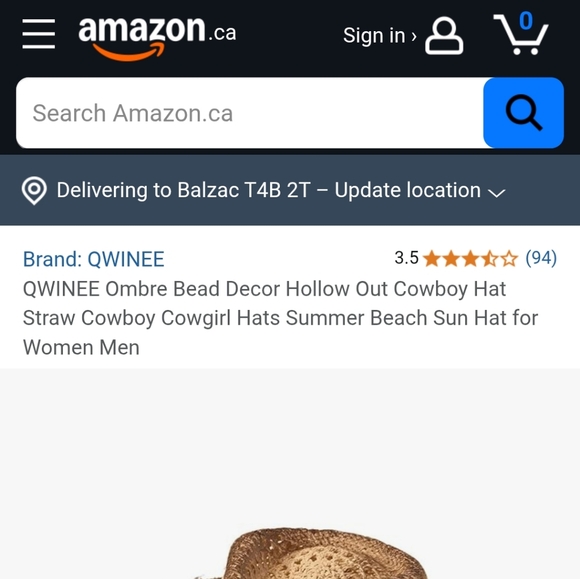 QWINEE Ombre Bead Decor Hollow Out Cowboy Hat Straw Cowboy Cowgirl Hats Summer B - Picture 8 of 8